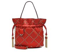 RADLEY London Sunny Rise Stud - Bandolera pequeña con cordón, Carmesí