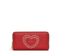 RADLEY London Valentines - Cartera grande de piel con cremallera para mujer, color carmesí, Carmesí