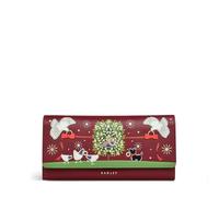 RADLEY Monedero grande con solapa Matinee con solapa "12 Days of Christmas" en piel de arándano