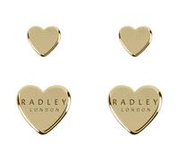 Radley Pack Twin Pack de 18 quilates de oro con pendientes de corazón RYJ1234S
