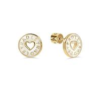 Radley Pendientes chapados en oro con esmalte de sal para mujer