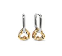 Radley Pendientes de aro con dije de corazón triple chapado para mujer