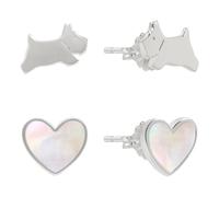 Radley Pendientes de Plata Esterlina de Madreperla para Damas Twin Pack RYJ1425