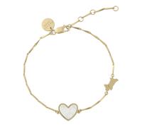 Radley Pulsera chapada en oro con corazón de nácar de 18 quilates RYJ3372