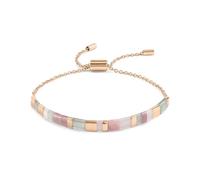 RADLEY Pulsera de amistad de latón y oro rosa de 18k con piedras semipreciosas, talla única