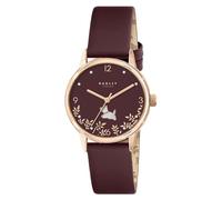 Radley Reloj con correa de piel para mujer de 31 mm, Arándano, Informal