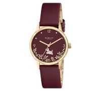 RADLEY Reloj con correa de piel para mujer de 31 mm, Arándano/Oro, talla única, Informal