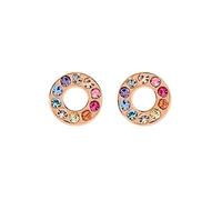 Radley Rocks RYJ1110 - Pendientes de plata de ley y oro rosa y arcoíris, Plata de ley