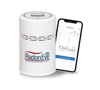 RadonTec | RadonEye Set | + Instrucciones + aplicación para móvil + Certificado | Medidor de radón Radon Eye RD200 | El Aparato Profesional para su hogar