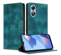 Radoo Compatible con OPPO A58 5G / A78 5G,Funda de Cuero de PU Premium a Prueba de Golpes, Billetera con Solapa de Cierre Magnético con Ranura para Tarjetas, Soporte de Soporte (Verde)