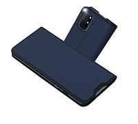 RADOO Funda Compatible con OnePlus 8T, Slim Case de Estilo Billetera Carcasa Libro de Cuero, PU Leather con TPU Silicona Case Interna Suave [Función Soporte] para OnePlus 8T (Azul)