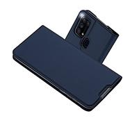 RADOO Funda Compatible con Samsung Galaxy M31, Slim Case de Estilo Billetera Carcasa Libro de Cuero, PU Leather con TPU Silicona Case Interna Suave [Función Soporte] (Azul)