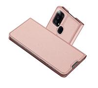 RADOO Funda Compatible con Samsung Galaxy M31, Slim Case de Estilo Billetera Carcasa Libro de Cuero, PU Leather con TPU Silicona Case Interna Suave [Función Soporte] (Oro Rosa)