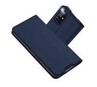 RADOO Funda Compatible con Samsung Galaxy M51, Slim Case de Estilo Billetera Carcasa Libro de Cuero, PU Leather con TPU Silicona Case Interna Suave [Función Soporte] (Azul)