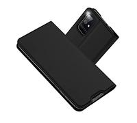 RADOO Funda Compatible con Samsung Galaxy M51, Slim Case de Estilo Billetera Carcasa Libro de Cuero, PU Leather con TPU Silicona Case Interna Suave [Función Soporte] (Gris Oscuro)