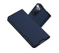 RADOO Funda Compatible con Samsung Galaxy S20 FE, Slim Case de Estilo Billetera Carcasa Libro de Cuero, PU Leather con TPU Silicona Case Interna Suave [Función Soporte] (Azul)