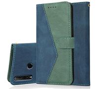 Radoo Funda para Huawei P Smart Plus 2019 / Honor 20i /Honor 10i, Vintage Billetera Carcasa Protectora de Cuero Libro PU con Cierre Magnético, Ranuras para Tarjetas Flip Folio Carcasa (Azul Verde)