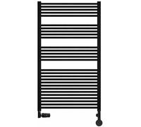 Radox Sunny Flat radiador de baño toallero 100x50 cm negro RX-SU.002T.1000.500