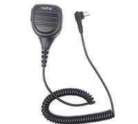 radtel 2 Pin Speaker Mic Microphone with Kevlar Reinforced Cable Compatible Motorola BPR40 CP200 CP200D CP200XLS CP185 CLS1410 DTR650 PR400 RMU2040 RDU4100 GP68 GP88 GP300 GP2000, Shoulder Microphone