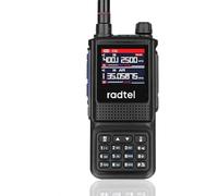 Radtel RT-470L 5W 6 Bandas de radioaficionados de Dos vías 256CH Air Band Walkie Talkie NOAA LCD Color Policía Escáner Aviación