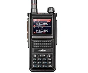 Radtel RT-470X 5W Radioaficionado de Doble Banda 144-146Mhz/430-440MHz Radioaficionado Walkie Talkie con Banda de Aviación Empfang y Color LCD FM Radio Scanner