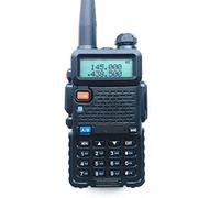 Radtel Walkie Talkie UV-5R Radio Portátil (Doble Banda, FM, Codificación DTMF, Códigos de Privacidad CTCSS), Negro