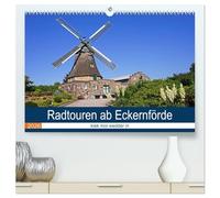 Radtouren ab Eckernförde (hochwertiger Premium Wandkalender 2026 DIN A2 quer), Kunstdruck in Hochglanz: Die Umgebung von Eckernförde ist ein Urlaubsparadies und mit dem Rad gut zu erkunden.