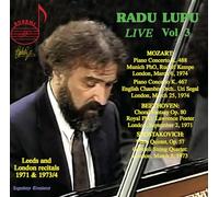 Radu Lupu - Radu Lupu: Live, Vol. 3