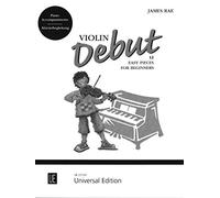 RAE J. - Violin Debut Piano Accompaniment (12 Easy Pieces for Pieces for Beginners) para Violin
