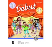 RAE J. - Violin Debut Pupils Book (12 Easy Pieces for Pieces for Beginners) para Violin (Inc.CD)