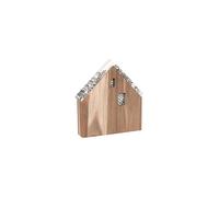 RAEDER Casa de servilletas de madera grande 22x21,5cm marrón