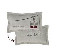 Räder Cojín "Auf dem Weg zu dir", diseño alpino con bordado