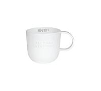 RAEDER DINING Taza de desayuno Enjoy the daily ... 300ml blanco