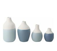 Räder Juego de 4 jarrones para botellas, color azul