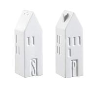 Räder Poesie et Table 11893 - Salero y pimentero (porcelana, 3 x 3 x 9 cm), color blanco