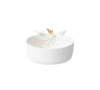 RAEDER Porzellan Schale VOGELSCHWARM 12x6cm Weiss blanco