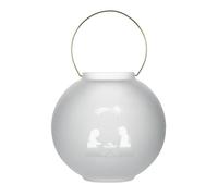 Räder Portavelas de cristal, cristal esmerilado