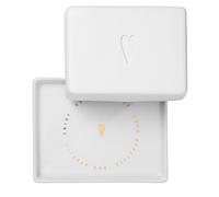 Räder Posavasos de Porcelana Blanca de 10 x 6 x 8 cm.