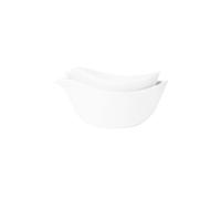 RAEDER Schale 2er Set 21x12x7cm SCHALENTIERE Blanco blanco