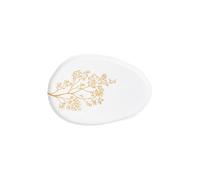 RAEDER Schale GOLDZWEIG 28,5x20cm Blanco blanco