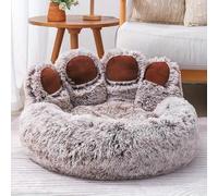 RAEF Cama para Perros, sofá para Mascotas con Forma de Pata de Oso, cómodas y acogedoras Camas para Dormir para Mascotas, cojín Suave y Esponjoso para Perros pequeños, medianos y Grandes