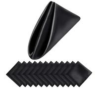 RAEF Servilletas de satén navideñas, 12 Uds., 12x12 Pulgadas, servilletas de Mesa Suaves para Bodas románticas, decoración de Mesa de Cena