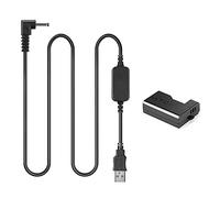 Raeisusp 5V USB Cable ACK-E10 + DR-E10 LP-E10 Dummy Batería Kit para Canon 1100d 1200d 1300d 3000D X50 X70 T3 T5 T6