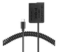 Raeisusp Conector de alimentación de resorte PD Cable USB-C DMW-BLC12 Acoplador DMW-DCC8 para cámara Panasonic G6 G7 G80 G81 G85 GX8 G90 G91 G95 G99 FZ1000 FZ2000 FZ2500
