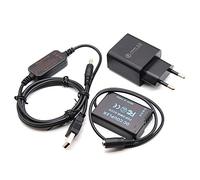Raeisusp DMW-DCC9 DMW-BLD10 - Batería falsa + cable USB para Panasonic DMC GX1 GF2 G3 G3K G3R G3T G3W G3EGK