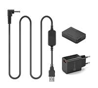 Raeisusp USB Línea De Conducción DC 8.4V ACK-E12 + DR-E12 LP-E12 Batería Virtual para Canon EOS M EOS M2 EOS M10 EOS M50 EOS M100 M200 Kiss M, Kiss M2 EOS M50 Mark II
