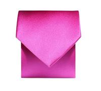 Rael-Brook Corbata de satén para Hombre, Fucsia, Taille Unique
