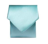 Rael-Brook Men’s Satin Tie Corbata, Agua, Slim para Hombre