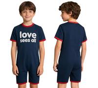 Raenseen Ropa Niñas Unisex Con Autismo Ropa Sensorialmente Amigable Casual La Vida Diaria Colores Adaptados Necesidades Especiales Azul marino 3-4 años