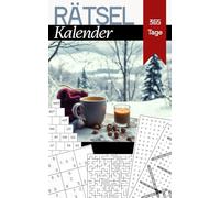 Rätselheft für Erwachsene - 365 Tage / 365 Rätsel - Kalender (2026): Rätselkalender für Erwachsene 2026 - Sudoku, Mathepyramide, Wortsuche, Kreuzworträtsel, Labyrinth (Rätselhefte & Rätselkalender)
